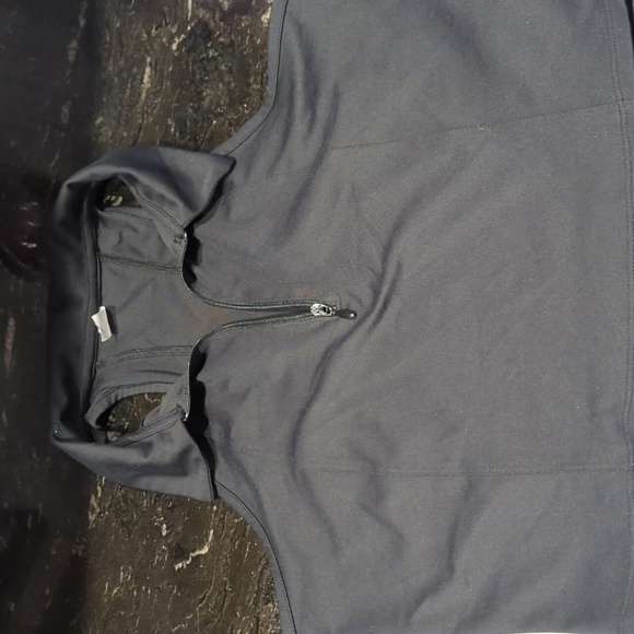 Powersoft Go Dry Old Navy Quarter Zip Crop Sleeveless Top Women's Size Medium - Picture 4 of 6